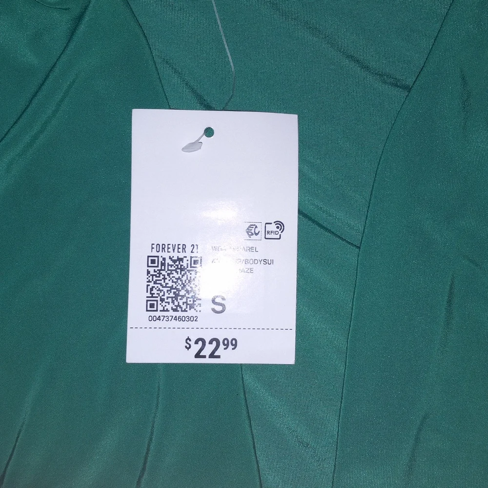 NWT Green Bodysuit Forever 21 size small - Picture 3 of 11
